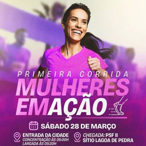 Event cover CORRIDA CAMINHADA DA MULHER