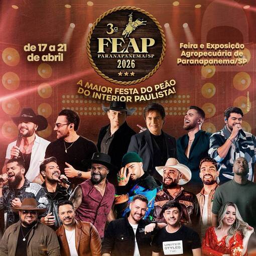 Copertura dell'evento 3� FEAP PARANAPANEMA | Guilherme & Benuto + Alexandre Pires