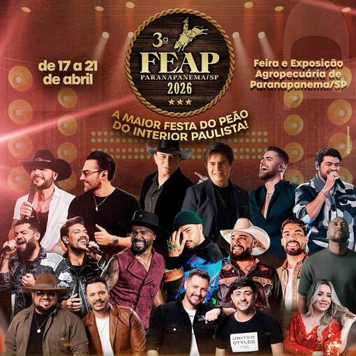 Copertura dell'evento 3� FEAP PARANAPANEMA | �caro & Gilmar + Pedro Sampaio + Lucas & Higor