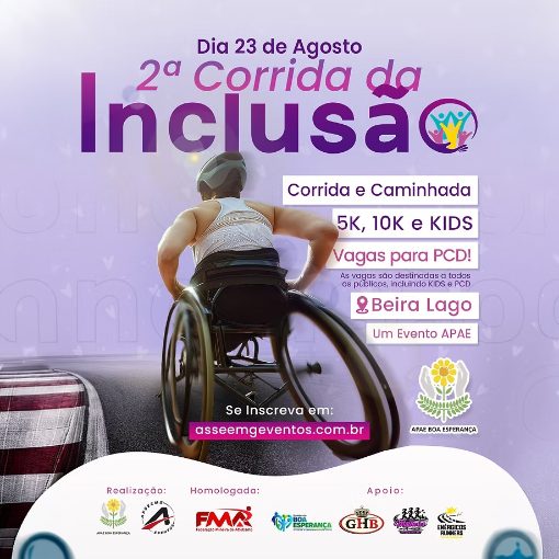 Event cover 2ª Corrida da Inclusão da APAE de Boa Esperança