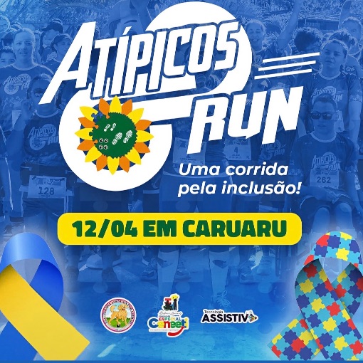 Event cover Corrida At�picosRun - UMA CORRIDA PELA INCLUS�O 