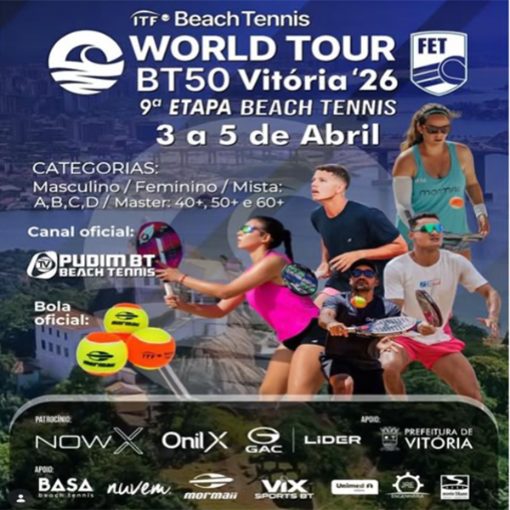 Event cover 9� Etapa FET de Beach Tennis 2026 no Point BASA