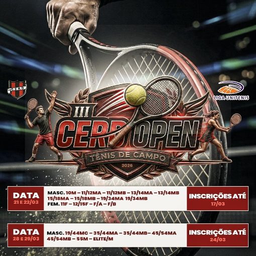 Event cover III - CERD OPEN DE TÊNIS Descalvado - SP