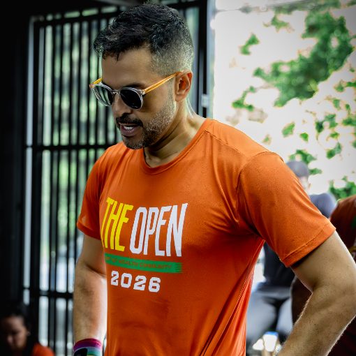 Capa do evento THE OPEN GET UP 2026