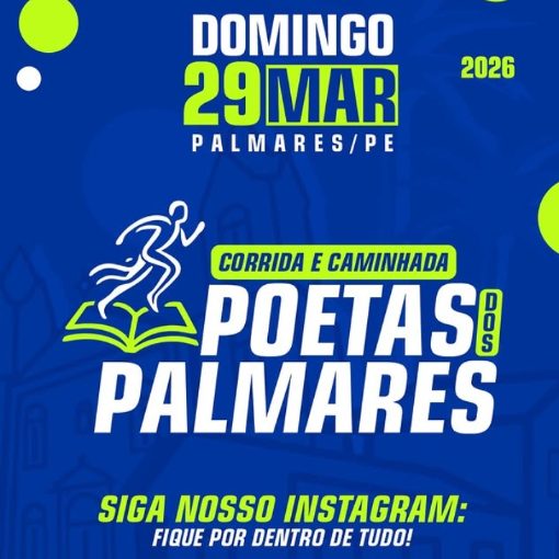 Event cover 1� Corrida e Caminhada dos Poetas dos Palmares