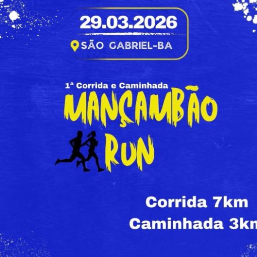 Event cover MAN�ANB�O RUN S�O GABRIEL 29.03