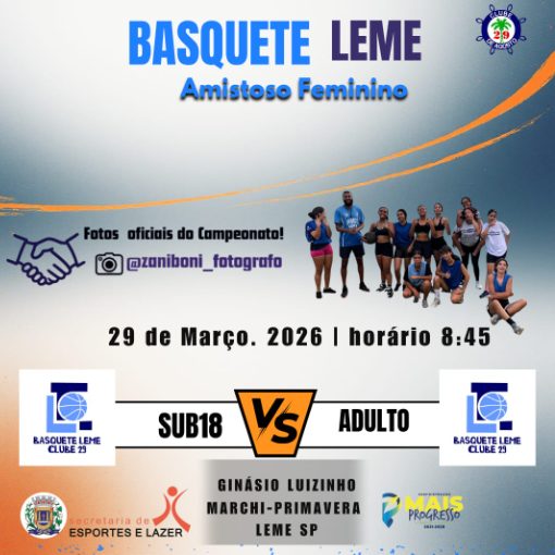 Event cover Basquete Feminino - Amistoso