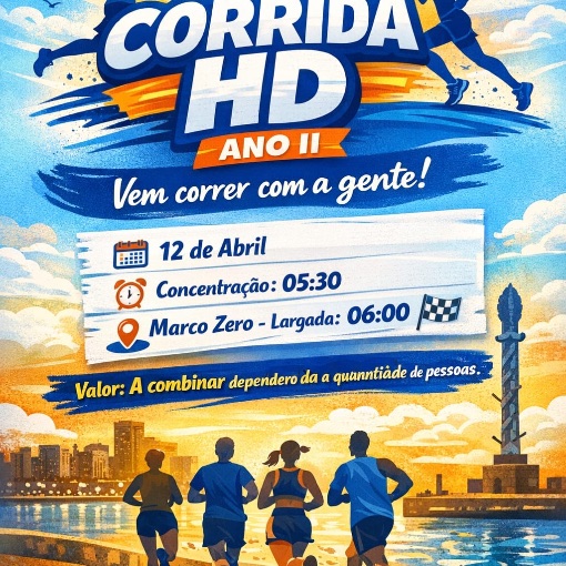 Capa do evento Corrida HD ano II
