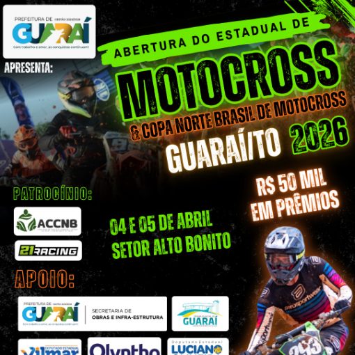 Event cover Estadual MX 1� Etapa: Guarai-TO