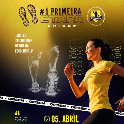 Event cover Corrida Escolinha JP - Origem