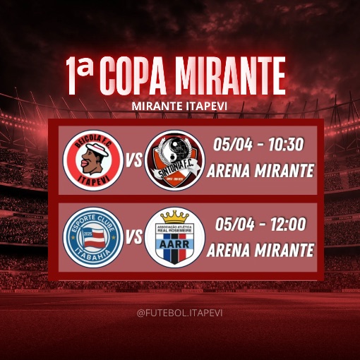 Capa do evento 1� Copa Mirante 2026