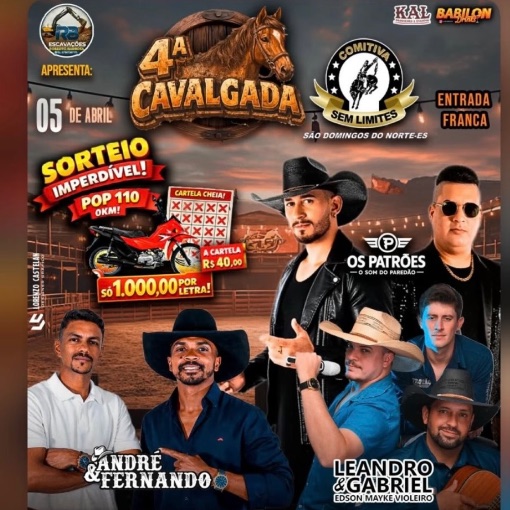 Capa do evento Cavalgada S�o Domingos do Norte