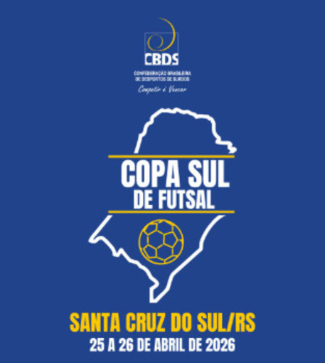 Event cover CBDS - Copa Sul de Futsal 2026