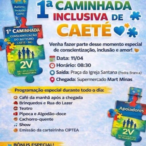 Event cover 1� Caminhada Inclusiva de Caet�