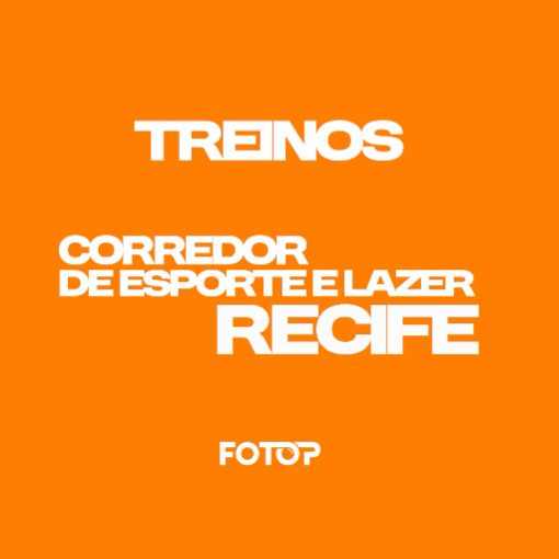 Event cover TREINOS RECIFE - CORREDOR DE ESPORTE 11/04