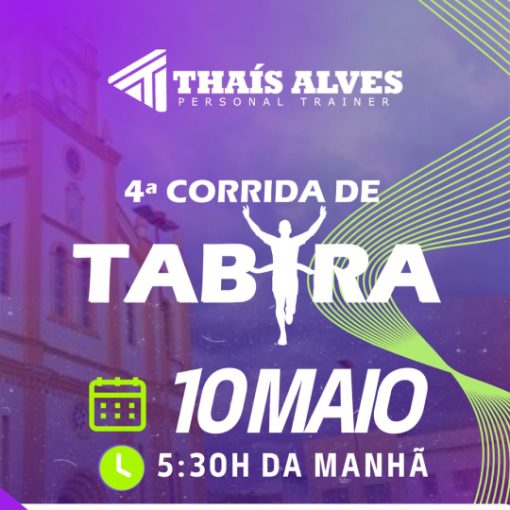 Couverture de l'�v�nement 4� Corrida de Tabira - Tha�s Alves