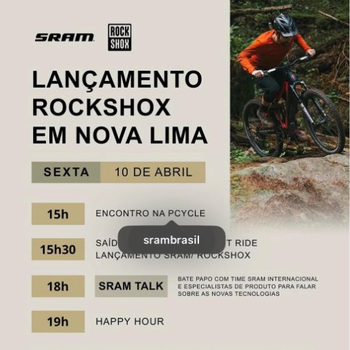 Event cover TREINO VALE DO SOL! LANCAMENTO ROCK SHOX! SRAM! GLOBO DA MORTE! BOCA DE SAPO! P.CYCLE!