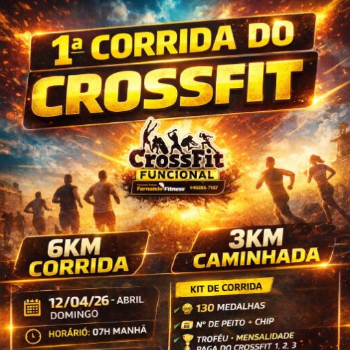 Event cover 1� Corrida do Crossfit