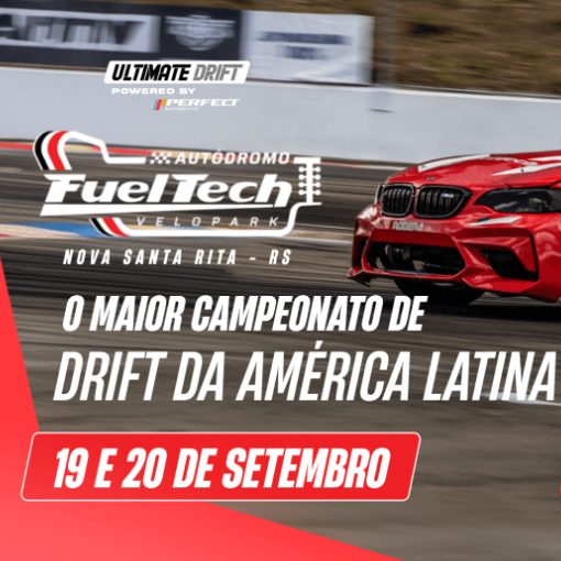 Event cover ULTIMATE DRIFT - Fueltech Velopark - Nova Santa Rita - RS (S�BADO/19)