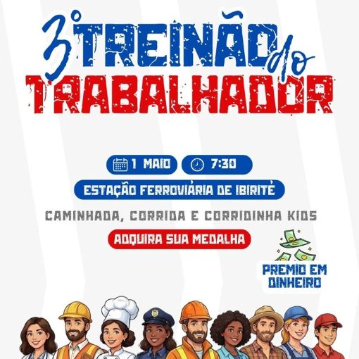 Event cover 3 Treinao do Trabalhador. - Ibirit� 