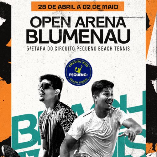 Copertura dell'evento Open Arena Blumenau - 5� Etapa do Circuito Pequeno Sports Beach Tennis