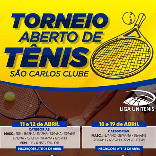 Event cover Torneio Aberto de Tênis do SCC