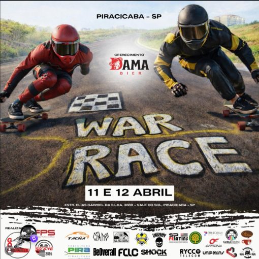Event cover CAMPEONATO PAULISTA DE SKATE DOWNHILL - WAR RACE 2026