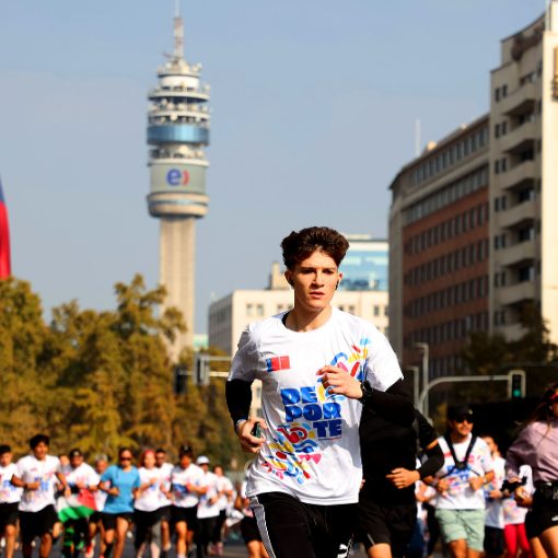Copertura dell'evento Corrida D�a del Deporte 2026 Santiago