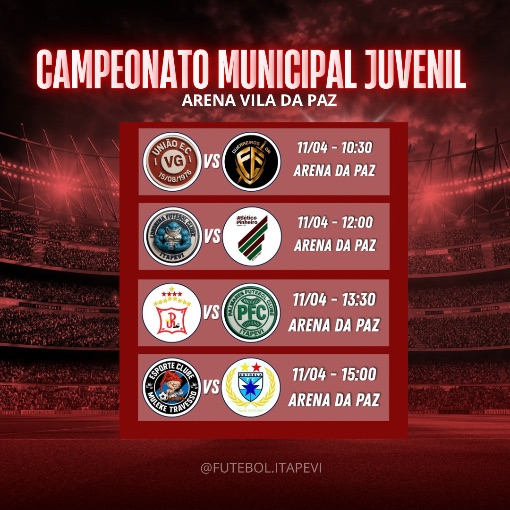 Event cover Campeonato Municipal Juvenil - Sub 18 