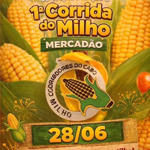Capa do evento 1 CORRIDA DO MILHO DO MERCADÃO 