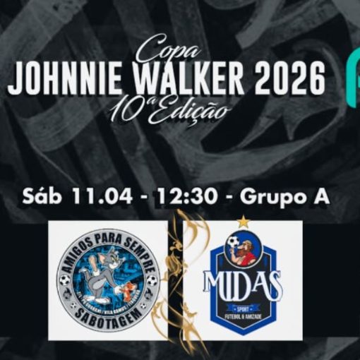 Event cover 10� Copa Johnnie Walker - Midas Sports Futebol & Amizade x Amigos Para Sempre 