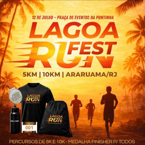 Event cover 1º LAGOA FEST RUN ARARUAMA