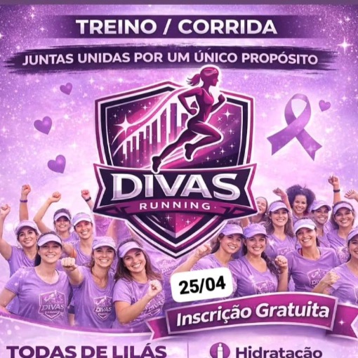 Portada del evento Treino Divas Running