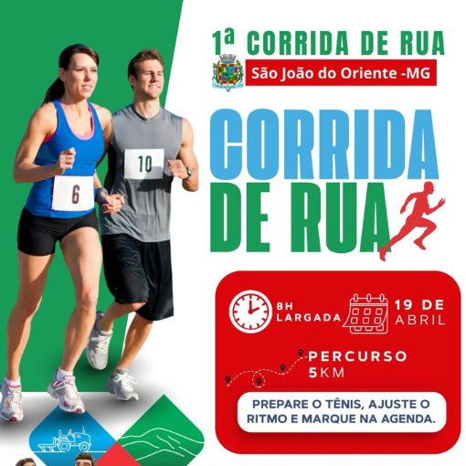 Event cover 1� Corrida de Rua de S�o Jo�o do Oriente