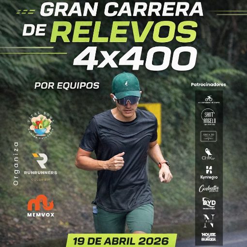 Event cover  CARRERA_4x400_RESTREPO