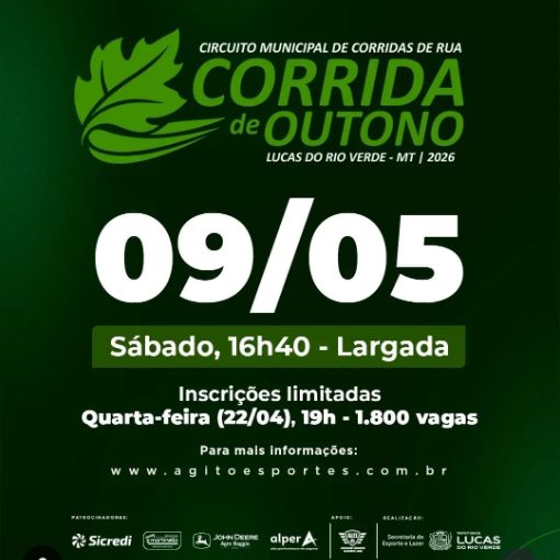 Event cover Circuito Municipal de Corrida de Rua - Corrida de Outono 