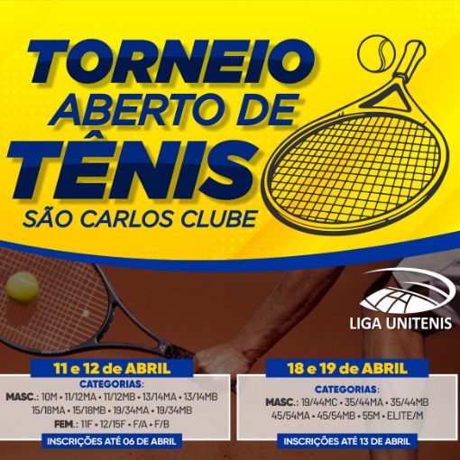 Event cover Torneio Aberto de Tênis do SCC