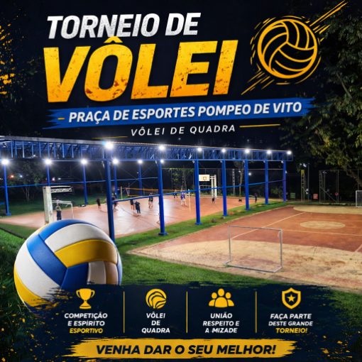 Capa do evento Torneio de V�lei | Pra�a de Esportes Pompeo de Vito | Campinas