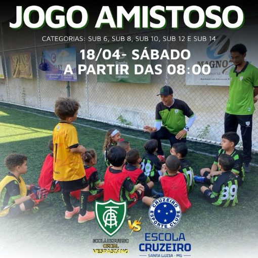 Event cover Amistoso - Am�rica vs Cruzeiro sub 6, sub 8, sub 10, sub 12 e sub 14