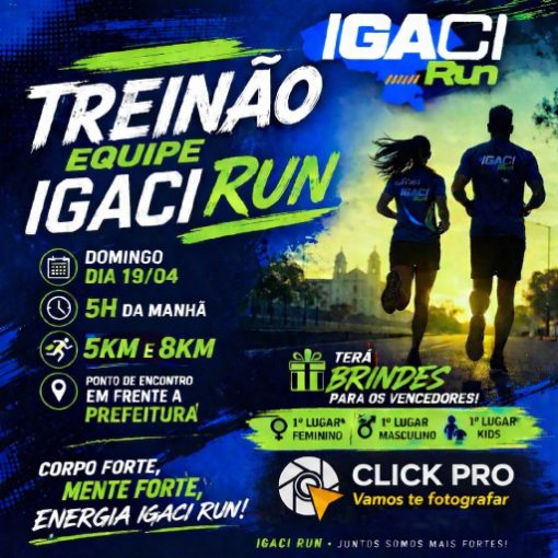 Event cover Trein�o Equipe Igaci Run