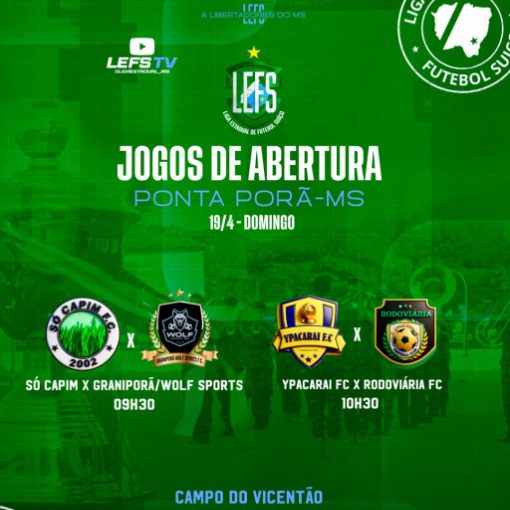 Copertura dell'evento LIGA DE FUTEBOL SUI�O - SEDE PONTA POR�