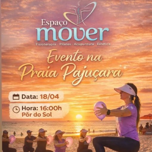 Event cover Beach Pilates na Praia - Espa�o Mover 