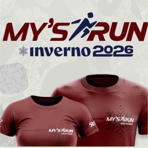 Event cover MY’S  Run inverno 2026 . O inverno vai te colocar em movimento 