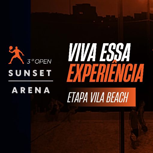 Capa do evento 3� Open Sunset de Beach Tennis - Vila Beach - Lavras