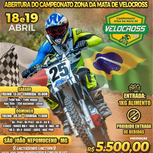Event cover Abertura Copa Zona da Mata de Velocross