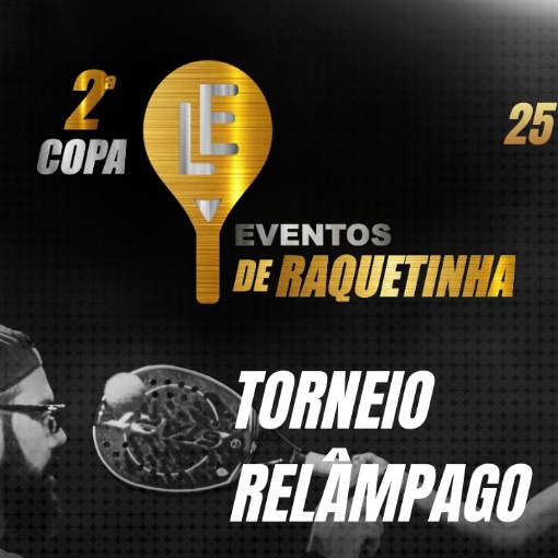 Event cover 2ª copa LE eventos RAQUETINHA
