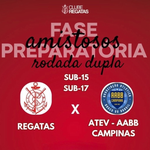 Event cover Voleibol Regatas x ATEV-AABB Campinas - Amistosos Sub15/Sub17