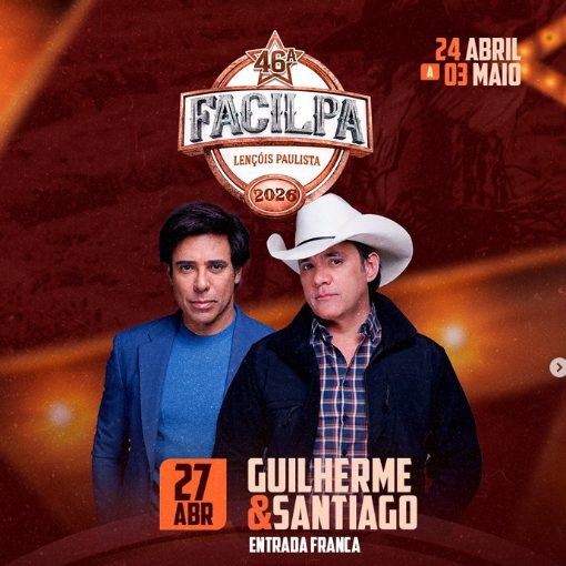 Event cover Guilherme e Santiago | 46� FACILPA LEN��IS PAULISTA 