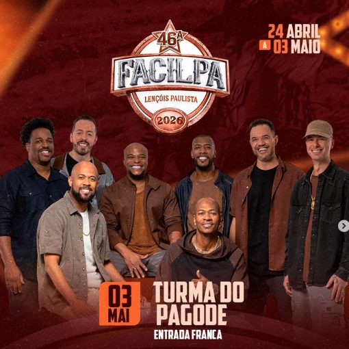 Event cover Turma do Pagode | 46� FACILPA LEN��IS PAULISTA
