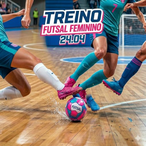 Event cover TREINO FUTSAL FEMININO (24/04/26 - VILA LIANE)